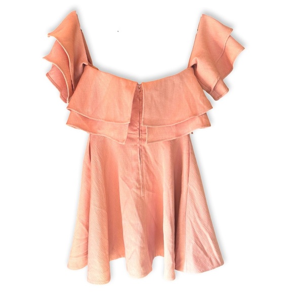 [ KEEPSAKE THE LABEL ] 2 Tiered Off-Shoulder Serenity Dress: Dusty Pink: S: EUC - Picture 5 of 8